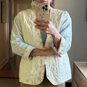 MADEWELL PATCHWORK QUILT JACKET